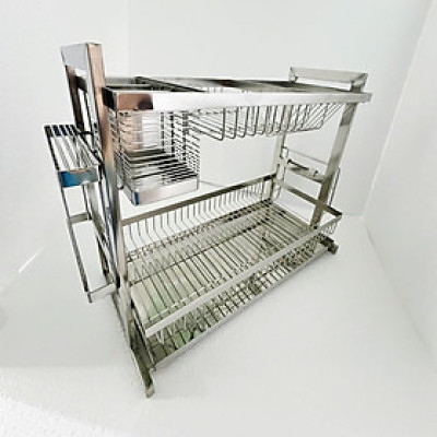 Kệ Chén Đa Năng Kibath Để Bàn Có Khay Hứng Nước KB-966