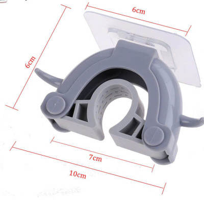 Dụng Cụ Kẹp Đồ Vật Dính Tường Siêu Chắc Có 2 Móc Treo