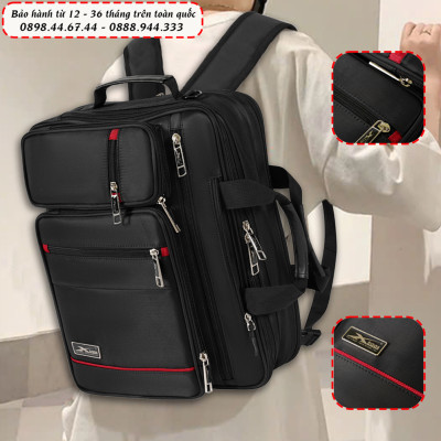 Cặp Học Sinh Cấp 2, Cấp 3, Có Ngăn Đựng Bình Nước, Cặp Đa Năng Có Quai Balo Cất Gọn Xbags Pride Xb 4102