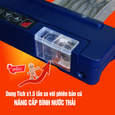 Máy Hút Chân Không Thực Phẩm TT68 Không Kén Túi, Ép Chân Không Khô và Ướt, Hàng Chính Hãng