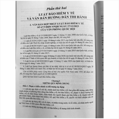 Sách Luật Bảo Hiểm Xã Hội - Luật Bảo Hiểm Y Tế - Bảo Hiểm Thất Nghiệp và Các Chính Sách Mới về Bảo Hiểm (V2430D)