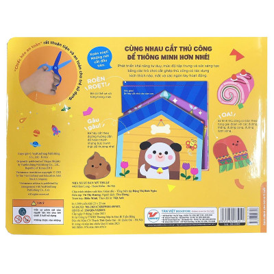 Đôi Bàn Tay Khéo Léo - Làm Quen Với Môn Cắt Thủ Công - Tặng Kèm Chiếc Kéo An Toàn