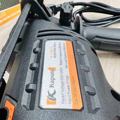 Máy khoan điện 13mm Kapusi 750w có búa, có chỉnh tốc độ K10010