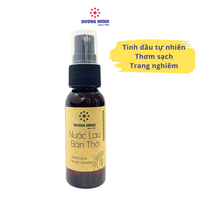 Nước lau bàn thờ Dương Minh thơm sạch trang nghiêm nơi thờ cúng bằng tinh dầu tự nhiên không chứa hương liệu hóa chất