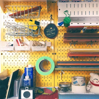 Bảng Treo Đồ Nghề Pegboard Cơ Khí SMLIFE S1 Yellow - Lưu Trữ Trưng Bày Dụng Cụ Sửa Chữa Thông Minh Dễ Tìm Kiếm