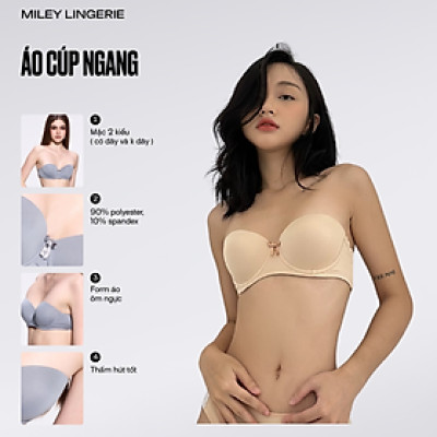 Áo ngực nữ cúp ngang Cao Cấp Miley Lingerie