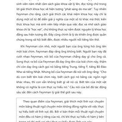 Phương Pháp Học Feynman - Học Tài Không Thi Phận Với Kỹ Năng Ghi Nhớ Và Ứng Dụng Kiến Thức Hiệu Quả Cao