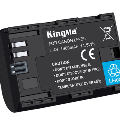 Bộ 1 pin 1 sạc Kingma cho Canon LP-E6, Hàng chính hãng