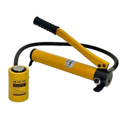 Bộ kích thủy lực RSC-1050 thân cao 95mm tải trọng 10 tấn hành trình 5cm và bơm tay CP-180