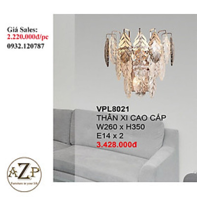 ĐÈN THẢ TRẦN PHA LÊ / ĐÈN THÔNG TẦNG TRANG TRÍ PHÒNG KHÁCH / PHÒNG NGỦ / CẦU THANG / KHÔNG GIAN SANG TRỌNG AZP-8021 phong cách đương đại, hàng nhập khẩu AZP