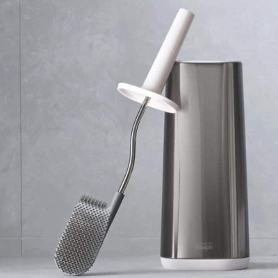 Giá đựng giấy vệ sinh và cọ toilet Joseph Joseph 75019 Easytore Plus Stand 4 in 1 Hàng chính hãng