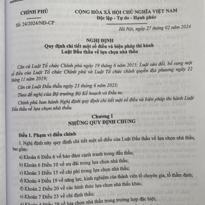 Hướng dẫn thi hành Luật Đấu Thầu lựa chọn nhà thầu đảm bảo cạnh tranh trong đấu thầu
