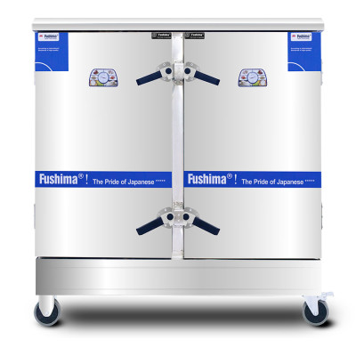 [CỬA HÀNG CHÍNH HÃNG] Tủ Nấu Cơm Dùng Gas Và Điện 20 Khay