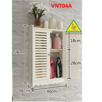 TỦ NHÀ TẮM CHỐNG THẤM NƯỚC VNT04A - NỘI THẤT LẮP RÁP