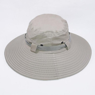 Mũ tai bèo mùa hè xanh tình nguyện, vành rộng 26cm chống nắng tốt, vải kaki thoáng mát