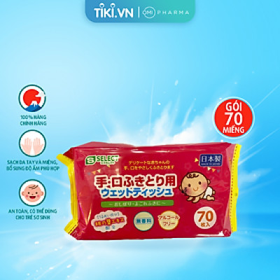 Khăn ướt lau tay và miệng cho bé Select