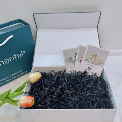 [Hộp quà_Túi quà cao cấp] Hộp quà tặng Elemental tặng quà sinh nhật, khách hàng hộp cứng nắp cài nam châm cao cấp