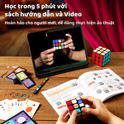 Đồ chơi ảo thuật Mideer Conundrum Cube Magic,đồ chơi trí tuệ cho bé 6,7,8,9,10 tuổi
