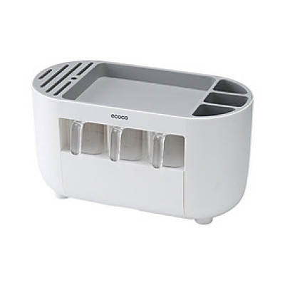 Kệ Đựng Đồ Nhà Bếp  E2114 Có Ngăn Cài Dao, Đựng Đũa Thìa - Kệ Có 6 Ngăn Đựng Gia Vị Cao Cấp