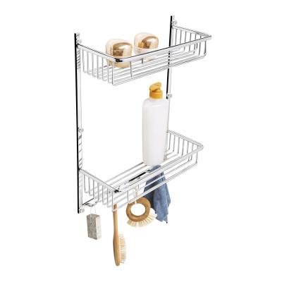 Kệ lưới đa năng có móc 2 tầng inox 304 TOVASHU LU2