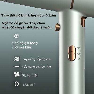 Máy sấy tóc 2 chiều nóng lạnh SOKANY công suất 1600W, tạo ion chăm sóc tóc, tạo kiểu, SK-2220 - HÀNG CHÍNH HÃNG