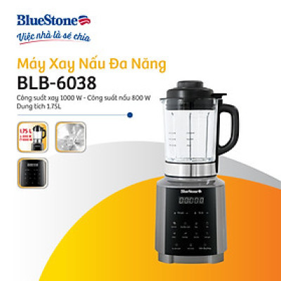 Máy Xay Nấu Sữa Hạt Đa Năng BlueStone BLB-6038 - Công suất 1000W - 7 chương trình nấu - Hàng chính hãng 