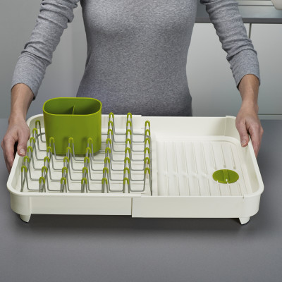 Joseph Joseph - Kệ để chén đĩa cao cấp Extend Expandable Dish Drainer White 850710
