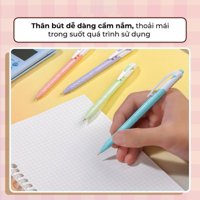 Hộp 20 Bút Gel B - Butter Gel PRO-079 - Thiên Long GELB-018 - Mực xanh (Mẫu Màu Thân Bút Giao Ngẫu Nhiên)