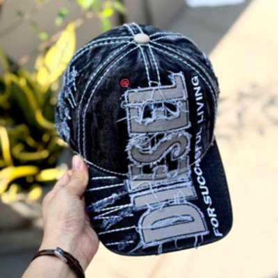Nón kết, mũ lưỡi trai Diesel vải jeans form chuẩn siêu đẹp (Ảnh thật)