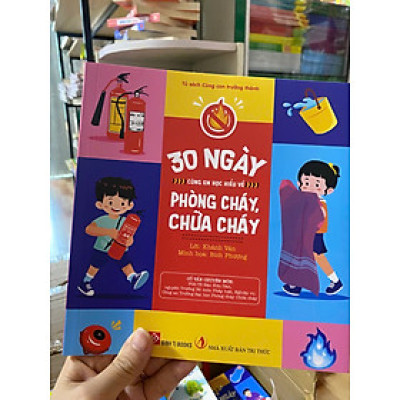 Sách - Bộ Sách 30 Ngày Cùng Em Học Hiểu Về - Phòng Cháy, Chữa Cháy + Phòng Chống Đuối Nước (Bộ 2 Cuốn)
