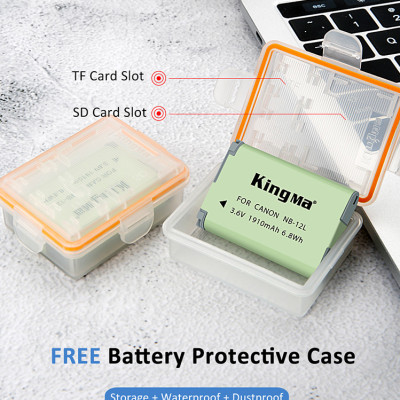 Pin Kingma cho Canon NB-12L, Hàng chính hãng