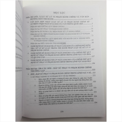 Sách Luật Xử Lý Vi Phạm Hành Chính và Giải Đáp Các Tình Huống Thường Gặp - V2171D
