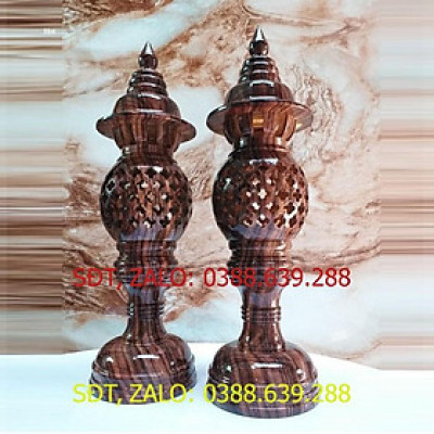 Cặp đèn để bàn thờ gỗ  màu đèn vân gỗ  , cặp đèn tổ ong hàng mới mẫu mới