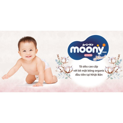 [COMBO 3 BỊCH] Bỉm quần Moony natural L 36