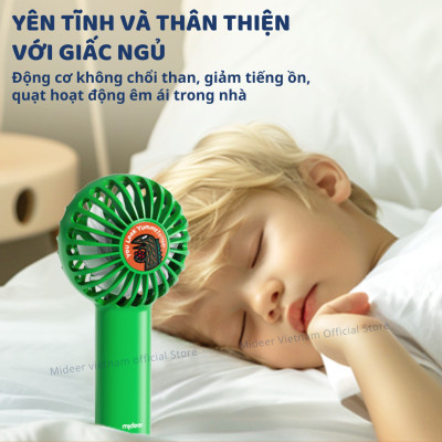 Quạt cầm tay mini tích điện cho bé Mideer Portable Silence Fan