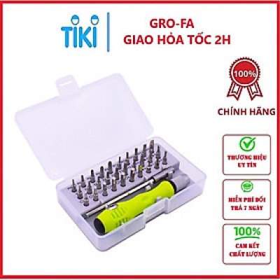 Bộ tô vít đa năng chuyên dụng 32 món có hộp đựng - Hàng chính hãng 