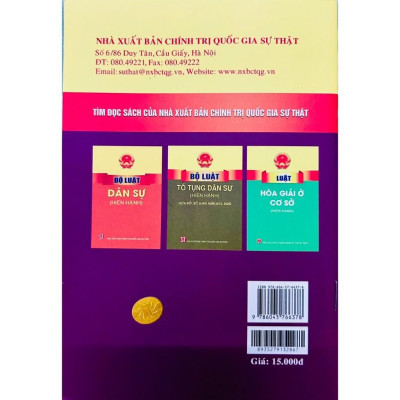 Sách - Luật Hòa Giải, Đối Thoại Tại Tòa Án (Hiện Hành) - NXB Chính Trị Quốc Gia