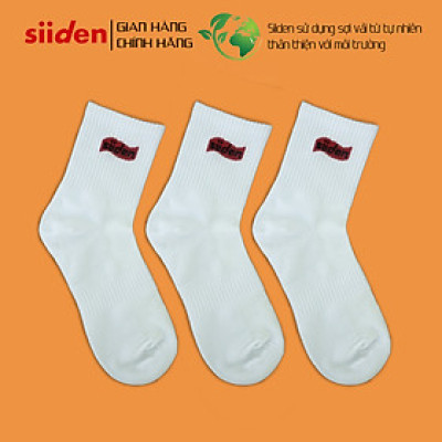 Combo 3 đôi tất cổ trung nam nữ (unisex) sợi modal thoáng khí khử mùi - CB2U002