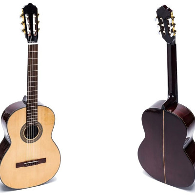 Đàn guitar classic DC170 dòng ghitar trung kỹ full size gỗ hồng đào solid cho âm thanh cổ điển ấm áp Duy Guitar