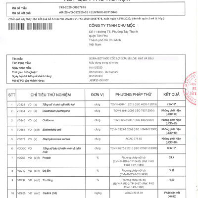 Sora Bột ngũ cốc lợi sữa 18 loại đậu &  hạt dinh dưỡng