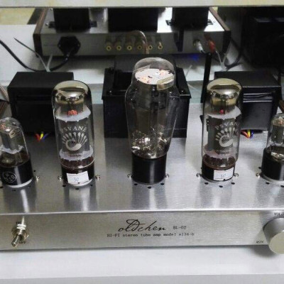 Ampli đèn Oldchen EL34 BL-02 công suất 10w/ 1 kênh chất âm mềm mại - chi tiết - mê hoặc lòng người AnZ