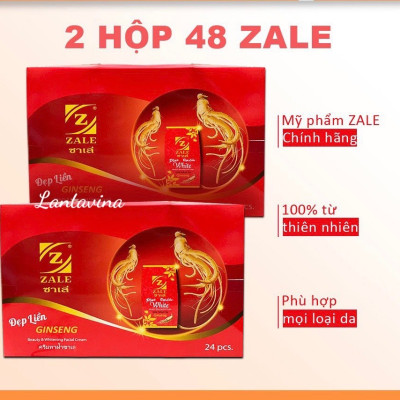 KEM DƯỠNG TRẮNG DA ZALE ĐỎ NHÂN SÂM - 03 HỦ TẶNG 01 HỦ