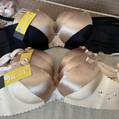 Áo lót, áo ngực Nữ Rút dây siêu nâng, tạo khe đệm bàn tay 3cm, chất su mềm, êm cao cấp