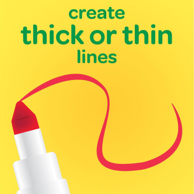 Hộp 36 Bút Lông Màu Rửa Được - Phiên Bản Mới Super Tips - Crayola 587506