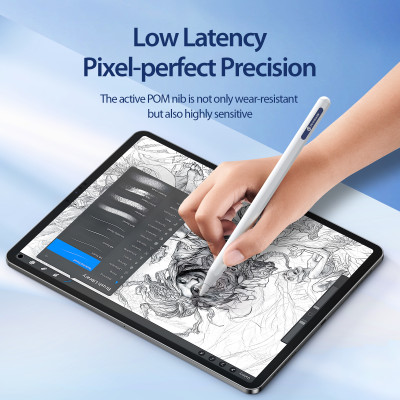 Bút cảm ứng cho ipad Dux Dicis SP-03 Stylus Pen, Sạc Không Dây_ Hàng chính hãng