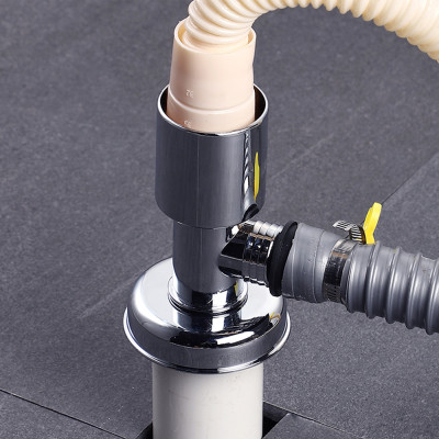 Bộ thoát nước máy giặt, nước thải, chống mùi hôi, ngăn côn trùng lắp thoát sàn, chia 2 Ngang đứng, Minh House