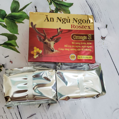 Ăn Ngủ Ngon Rostex hỗ trợ ăn ngon, ngủ ngon tăng cường sức đề kháng
