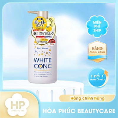Kem Dưỡng Ẩm Và Dưỡng Trắng Da White Conc Body Cream (500 G)