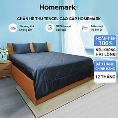 Chăn hè thu Tencel cao cấp Homemark 200x220cm, mềm nhẹ, thoáng khí, kháng khuẩn, chống dị ứng