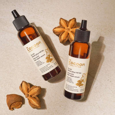 Bộ Serum Sa-chi phục hồi tóc Cocoon 70ml + Son dưỡng môi dầu dừa Bến Tre Cocoon 5g